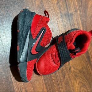 Nike Kids Red and Black Athletic Sneakers